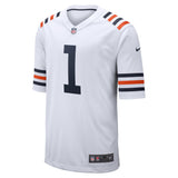 Men's Chicago Bears Justin Fields Nike White Alternate Game Jersey - Pro Jersey Sports