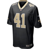 New Orleans Saints Alvin Kamara Mens Nike Black Replica Game Jersey - Pro Jersey Sports