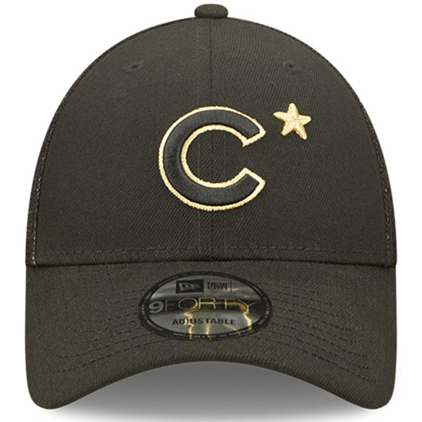 Chicago Cubs New Era 2022 All Star Game Black/Gold 9FORTY Adjustable Hat