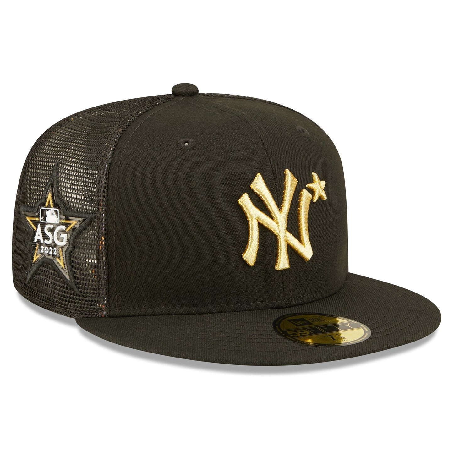 Men's New York Yankees New Era Black 2022 MLB All-Star Game On-Field 59FIFTY Fitted Hat
