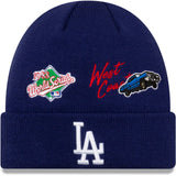 Men's Los Angeles Dodgers New Era Royal 1988 World Series City Transit Cuffed Knit Hat - Pro Jersey Sports