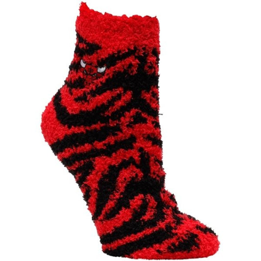 Chicago Bulls Sleep Soft Zebra Socks - Red/Black - Pro Jersey Sports