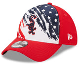 Men's Chicago White Sox New Era Red 2022 4th of July 39THIRTY Flex Hat - Pro Jersey Sports