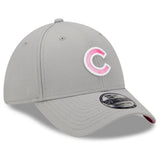 Men's Chicago Cubs New Era Gray/Pink 2022 Mother's Day 39THIRTY Flex Hat - Pro Jersey Sports