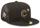 Men's Chicago Cubs New Era Black 2022 MLB All-Star Game On-Field 59FIFTY Fitted Hat - Pro Jersey Sports