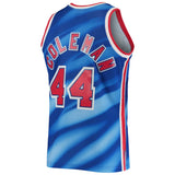 Men's Derrick Coleman New Jersey Nets Mitchell & Ness 1990-91 Hardwood Classics Swingman Jersey - Blue - Pro Jersey Sports