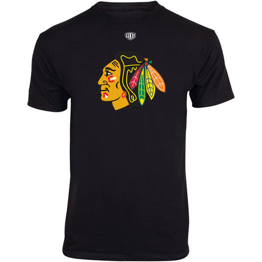 Chicago Blackhawks Logo Crewneck T-Shirt