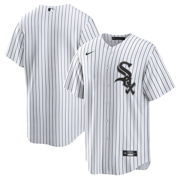 NIKE Men's Chicago White Sox White Home Blank Replica Jersey