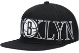 Men's Mitchell & Ness Black Brooklyn Nets Winner Circle Snapback Hat - Pro Jersey Sports