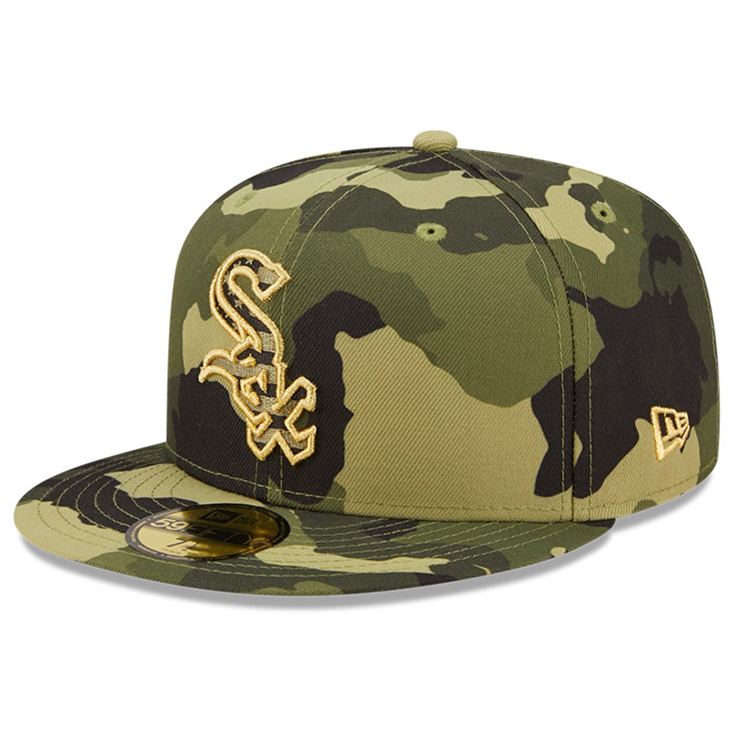 Chicago White Sox New Era 2022 MLB Armed Forces Day On-Field 59FIFTY Fitted Hat - Camo