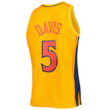 Men's Golden State Warriors Baron Davis Mitchell & Ness Gold Hardwood Classics Reload 2.0 Swingman Jersey - Pro Jersey Sports