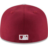 Men's Philadelphia Phillies New Era Maroon Cooperstown Collection Wool 59FIFTY Fitted Hat - Pro Jersey Sports