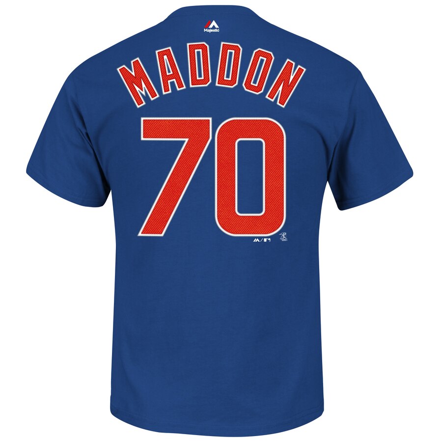 Men's Chicago Cubs  Joe Maddon Name & Number T-Shirt