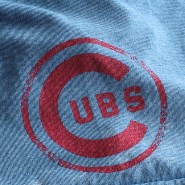 Men's MLB Chicago Cubs Red Jacket Royal Hoist T-Shirt