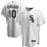 NIKE Men's Yoan Moncada Chicago White Sox White Home Premium Stitch Replica Jersey - Pro Jersey Sports