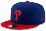 Mens New Era MLB Philadelphia Phillies Authentic On Field Alternate 59FIFTY Hat - Pro Jersey Sports