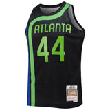 Men's Atlanta Hawks Pete Maravich Mitchell & Ness Black 1971-72 Hardwood Classics Reload 2.0 Swingman Jersey - Pro Jersey Sports
