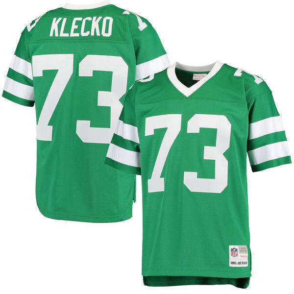 Men's New York Jets Joe Klecko Mitchell & Ness Green Retired Player Replica Jersey - Pro Jersey Sports