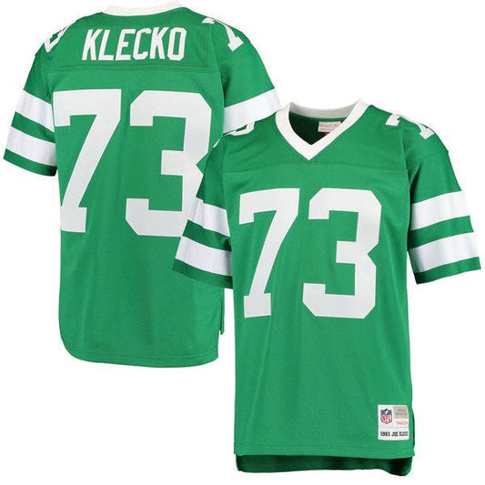 Men's New York Jets Joe Klecko Mitchell & Ness Green Retired Player Replica Jersey - Pro Jersey Sports