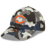 Men's Chicago Bears New Era Camo 2022 NFL Training Camp Official 39THIRTY Flex Hat - Pro Jersey Sports
