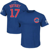 Youth Chicago Cubs Kris Bryant Majestic Royal 2016 World Series Champions Name & Number T-Shirt - Pro Jersey Sports