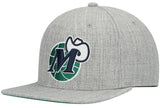 Dallas Mavericks HWC Gray Heathered 2.0 Mitchell & Ness Snapback Hat - Pro Jersey Sports