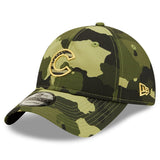 Chicago Cubs 9TWENTY Camo 2022 Armed Forces Day Adjustable Hat - Pro Jersey Sports