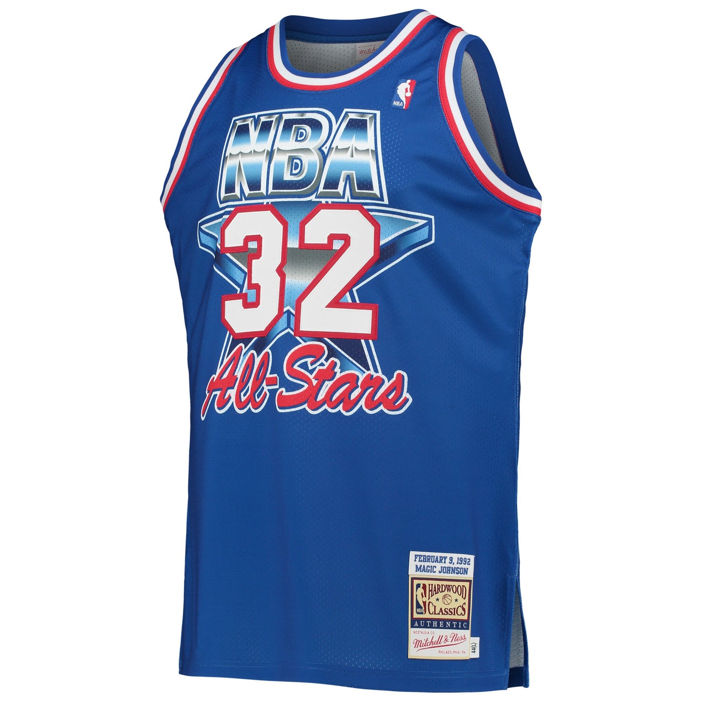 Magic Johnson Western Conference Mitchell & Ness Hardwood Classics 1992 NBA All-Star Game Authentic Jersey - Royal