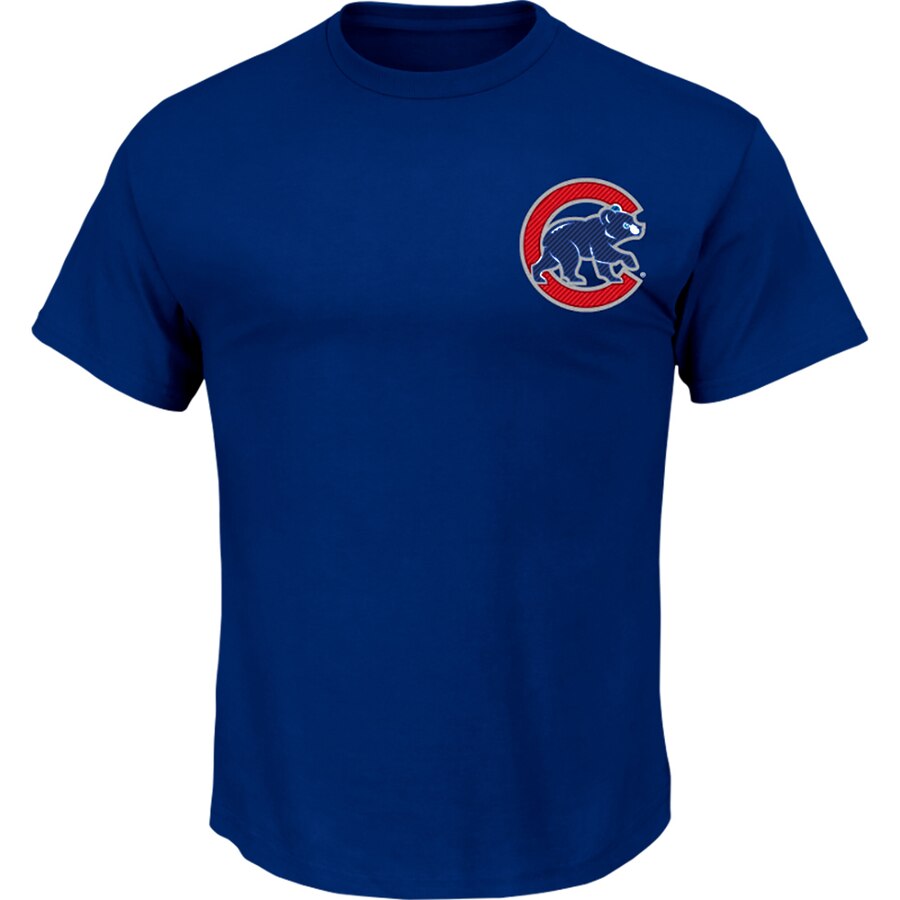 Men's Chicago Cubs Jason Heyward Official Name & Number T-Shirt