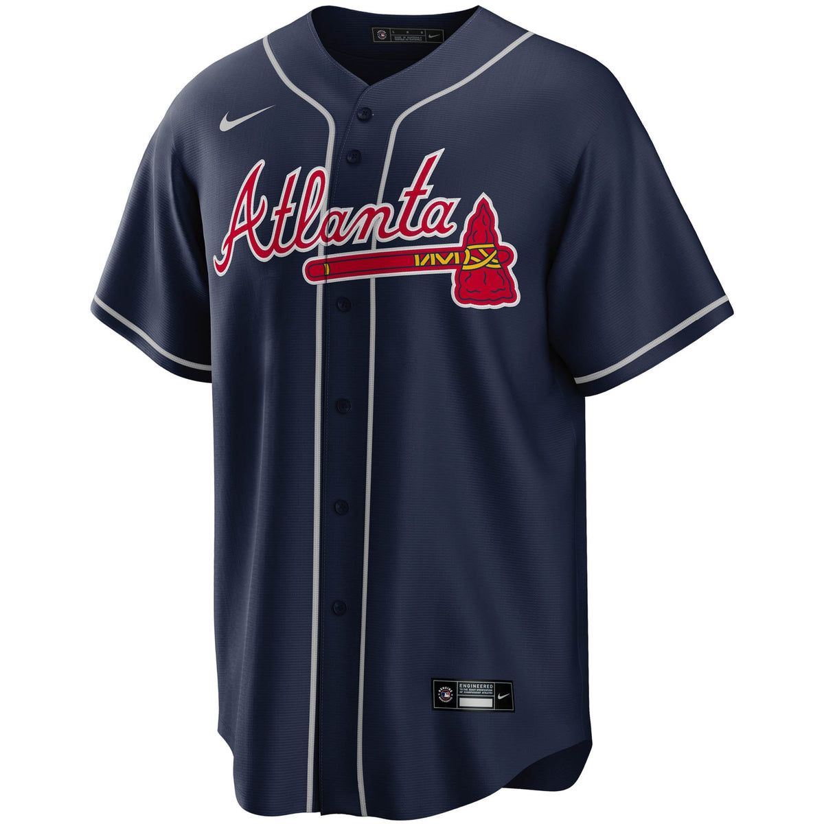 Men's Atlanta Braves Ronald Acuna Jr. Nike Navy Alternate Replica Player Name Jersey - Pro Jersey Sports