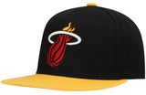 Miami Heat Mitchell & Ness Core Basic Snapback Hat - Black - Pro Jersey Sports