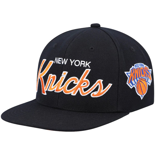 New York Knicks Team Script 2.0 Mitchell & Ness Snapback Hat