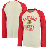 Mens Chicago Blackhawks Finished Long Sleeve Crew Neck Tee By CCM - Pro Jersey Sports