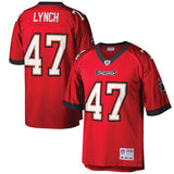 Men's Tampa Bay Buccaneers John Lynch Mitchell & Ness Red Retired Player Replica Jersey - Pro Jersey Sports