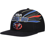 Men's Chicago Bulls Mitchell & Ness Black Hardwood Classics 1998 NBA Champions Snapback Hat - Pro Jersey Sports