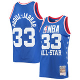 Men's Mitchell & Ness Kareem Abdul-Jabbar Royal Western Conference 1985 NBA All-Star Game Swingman Jersey - Pro Jersey Sports