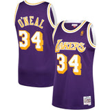 Men's Los Angeles Lakers Shaquille O'Neal Mitchell & Ness NBA Mens Hardwood Classic 1996-97 Swingman Purple Jersey - Pro Jersey Sports
