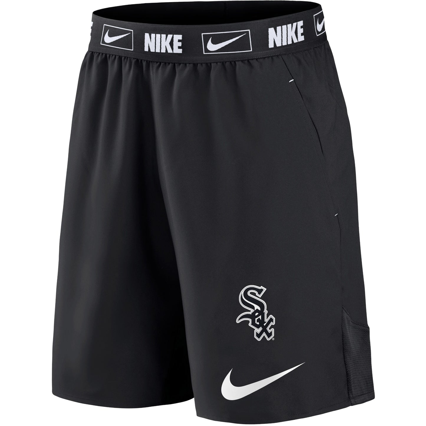 Men's Nike Black Chicago White Sox Primetime Logo Performance Shorts