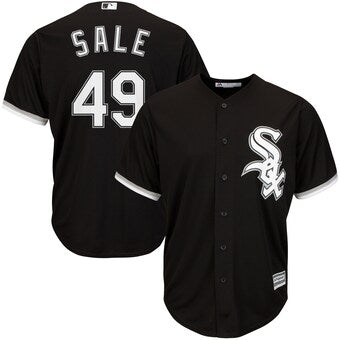 Youth Chicago White Sox Chris Sale Cool Base Replica Alternate Black Jersey