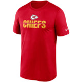 Men's Kansas City Chiefs Nike Red Legend Microtype Performance T-Shirt - Pro Jersey Sports
