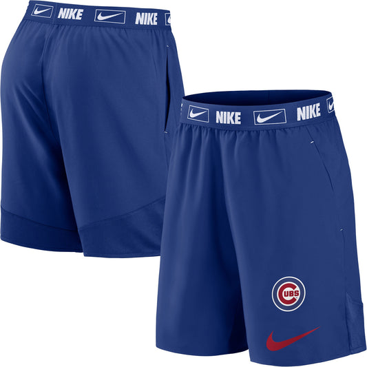 Men's Nike Royal Chicago Cubs Primetime Logo Performance Shorts