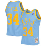 Men's Shaquille O'Neal Los Angeles Lakers Mitchell & Ness 2001-02 Hardwood Classics Swingman Jersey - Powder Blue - Pro Jersey Sports