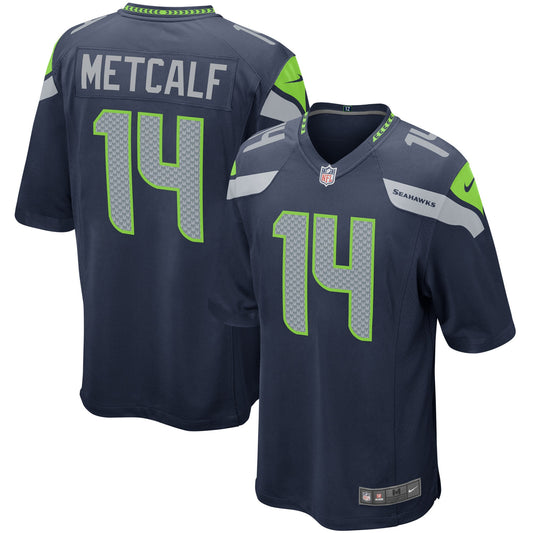 Men's Seattle Seahawks DK Metcalf Nike Navy Game Player Jersey - Pro Jersey Sports
