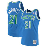 Mens Minnesota Timberwolves Kevin Garnett Mitchell & Ness Blue 1995-96 Hardwood Classics Swingman Jersey - Pro Jersey Sports