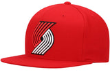 Portland Trail Blazers Ground 2.0 Red Mitchell & Ness Snapback Hat - Pro Jersey Sports