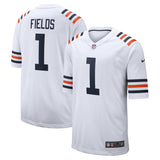 Men's Chicago Bears Justin Fields Nike White Alternate Game Jersey - Pro Jersey Sports