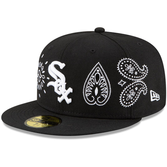 Chicago White Sox New Era Paisley Elements 59FIFTY Fitted Hat - Black - Pro Jersey Sports