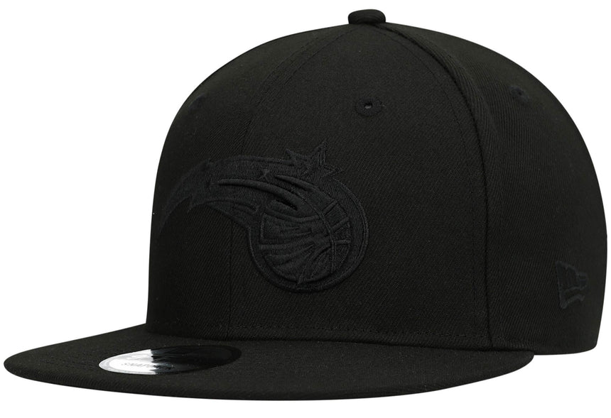 Men's Orlando Magic New Era Black On Black Color Pack 9FIFTY Snapback Hat - Pro Jersey Sports