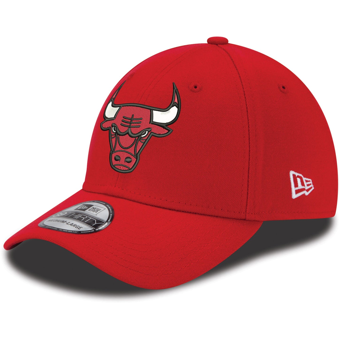 Men's Chicago Bulls New Era Red NBA Team Classic 39THIRTY Flex Hat