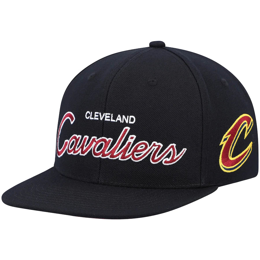 Cleveland Cavaliers Team Script 2.0 Mitchell & Ness Snapback Hat